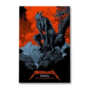 Metallica Olympiastadion 2024 May 24-26 Munich Germany Tour Poster