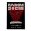 Rammstein Reggio Emilia July 21 2024 RCF Arena Italy Event Poster